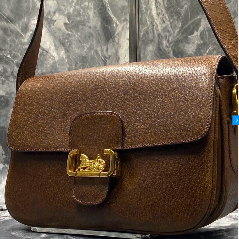 Rare Vintage Celine Box Bag Carriage